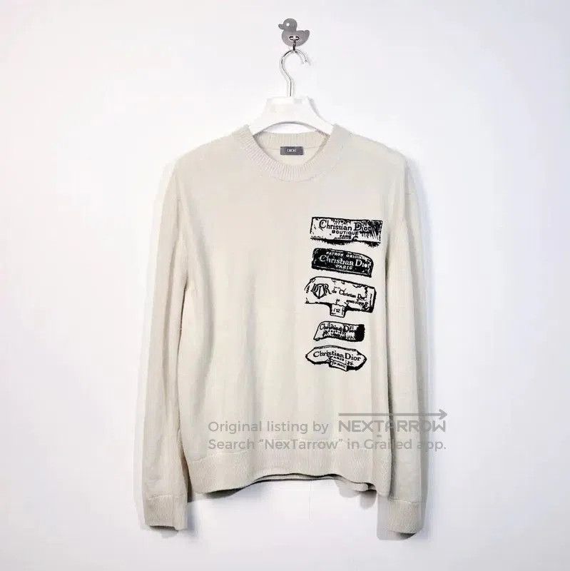 Dior Dior Beige Cashmere Sweater for Men . Size US L / EU 52-54 / 3 - 1 Thumbnail