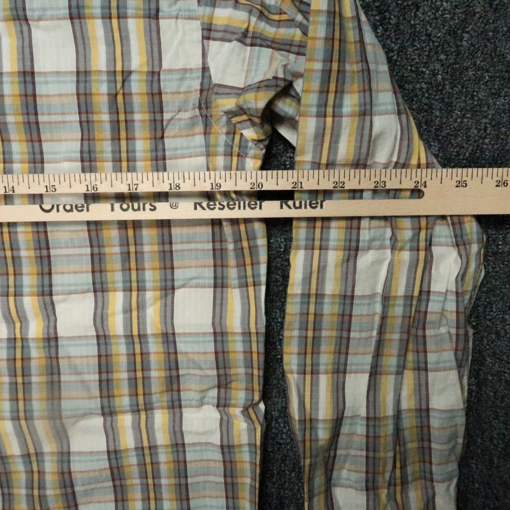 Patagonia Patagonia Shirt Mens Small Tan Plaid Long Sleeved Organic Cotton Button Up Size US S / EU 44-46 / 1 - 6 Thumbnail