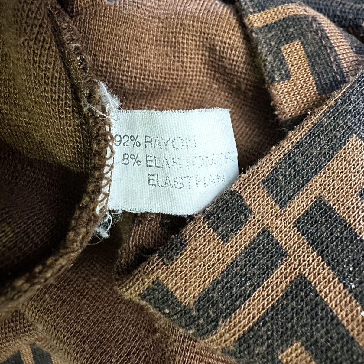 Fendi Vintage Fendi Monogram Tshirt Size S / US 4 / IT 40 - 5 Thumbnail