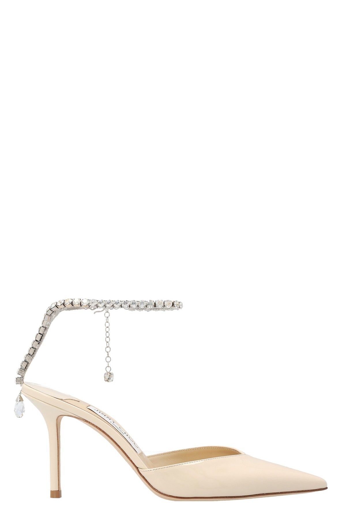 image of Jimmy Choo 'saeda' Pumps Shoes in White, Women's (Size 11)