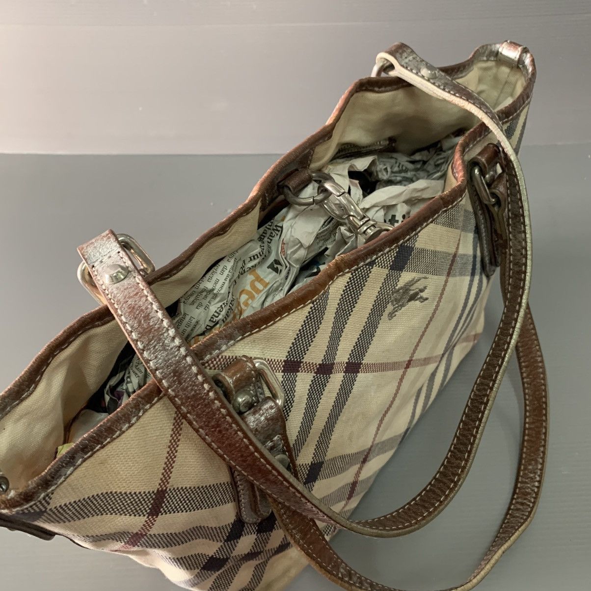Burberry Burberry Blue Label Tote Bag Size ONE SIZE - 9 Thumbnail