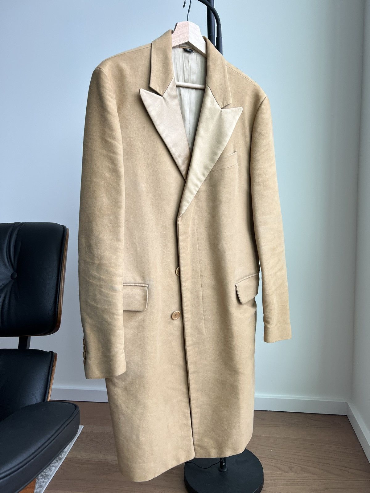 Helmut Lang Helmut Lang Fall ’98 Peak Lapel Coat Size US M / EU 48-50 / 2 - 1 Thumbnail