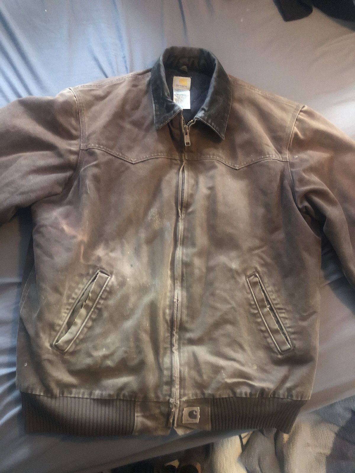 Carhartt CARHARTT SANTA FE JACKET J14 DKB - LOWEST PRICE ON GRAILED Size US XL / EU 56 / 4 - 2 Thumbnail