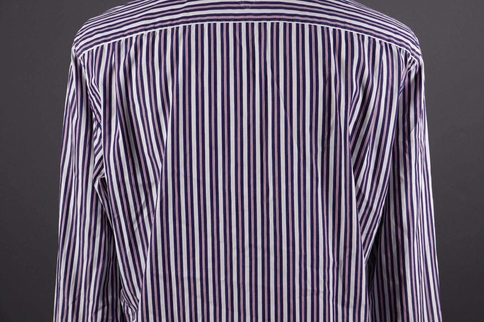 Tommy Hilfiger Tommy Hilfiger 80's Two Ply Multicolor Stripe Shirt L Size US L / EU 52-54 / 3 - 9 Thumbnail