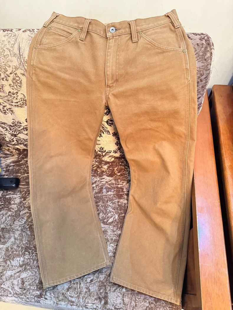 Iron heartHeavy canvas brown workwear pants 2503-Nextarrow