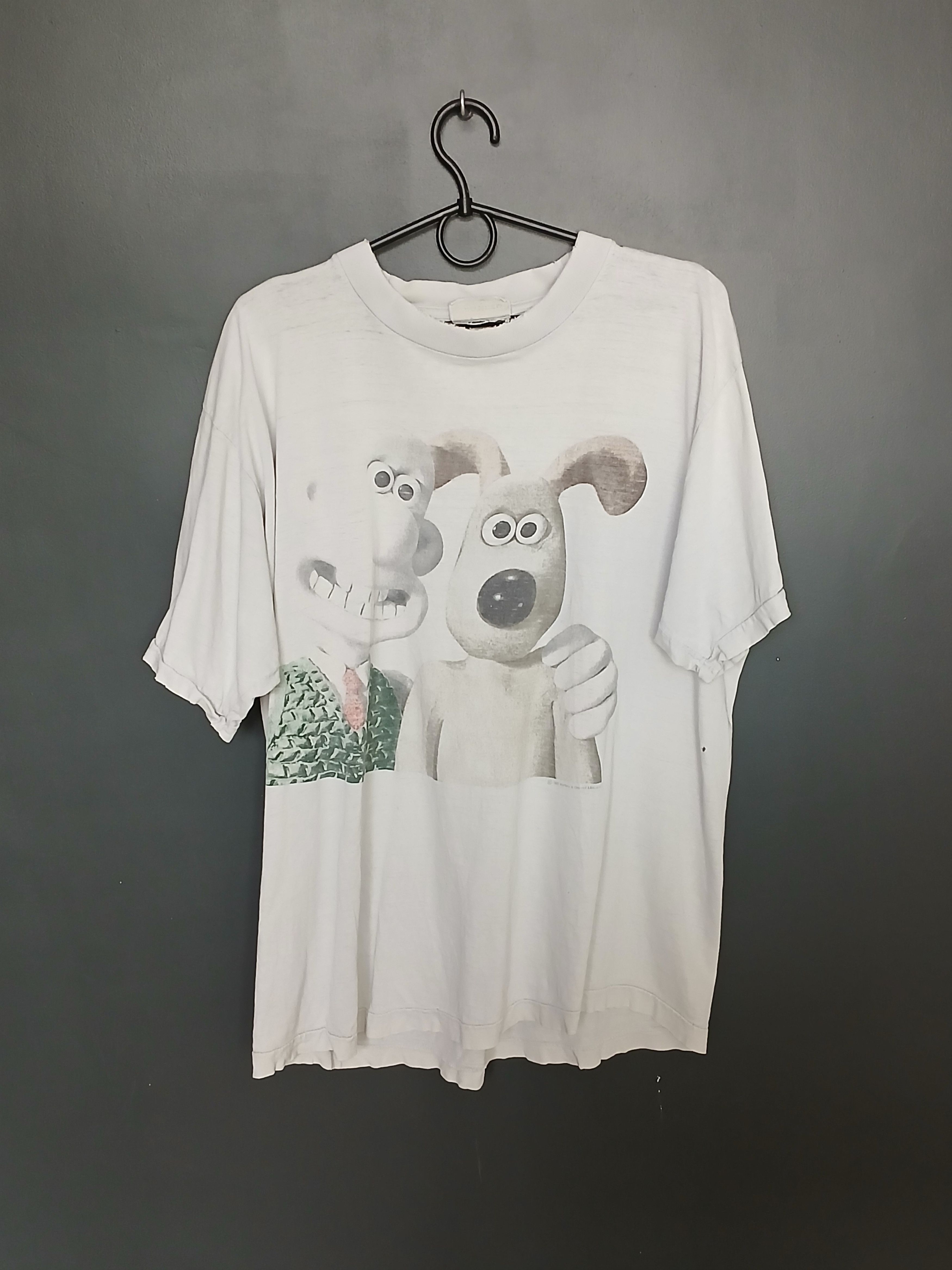 Vintage Vintage Wallace & Gromit T-Shirt Size US M / EU 48-50 / 2 - 1 Thumbnail