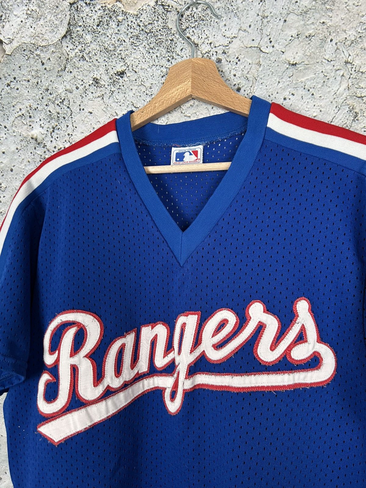 Majestic Vintage Majestic Texas Rangers 90s MLB Jersey USA Rare Size US XL / EU 56 / 4 - 3 Thumbnail