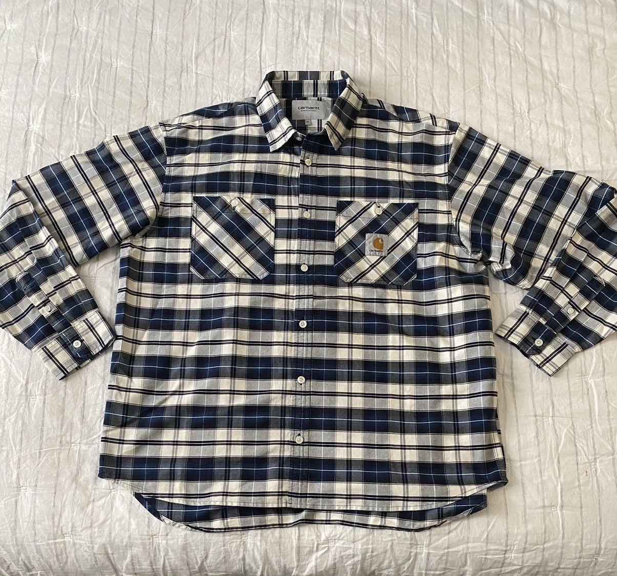 Carhartt Wip Carhartt WIP L/S Tarbell Check Shirt XL NWT Size US XL / EU 56 / 4 - 3 Thumbnail