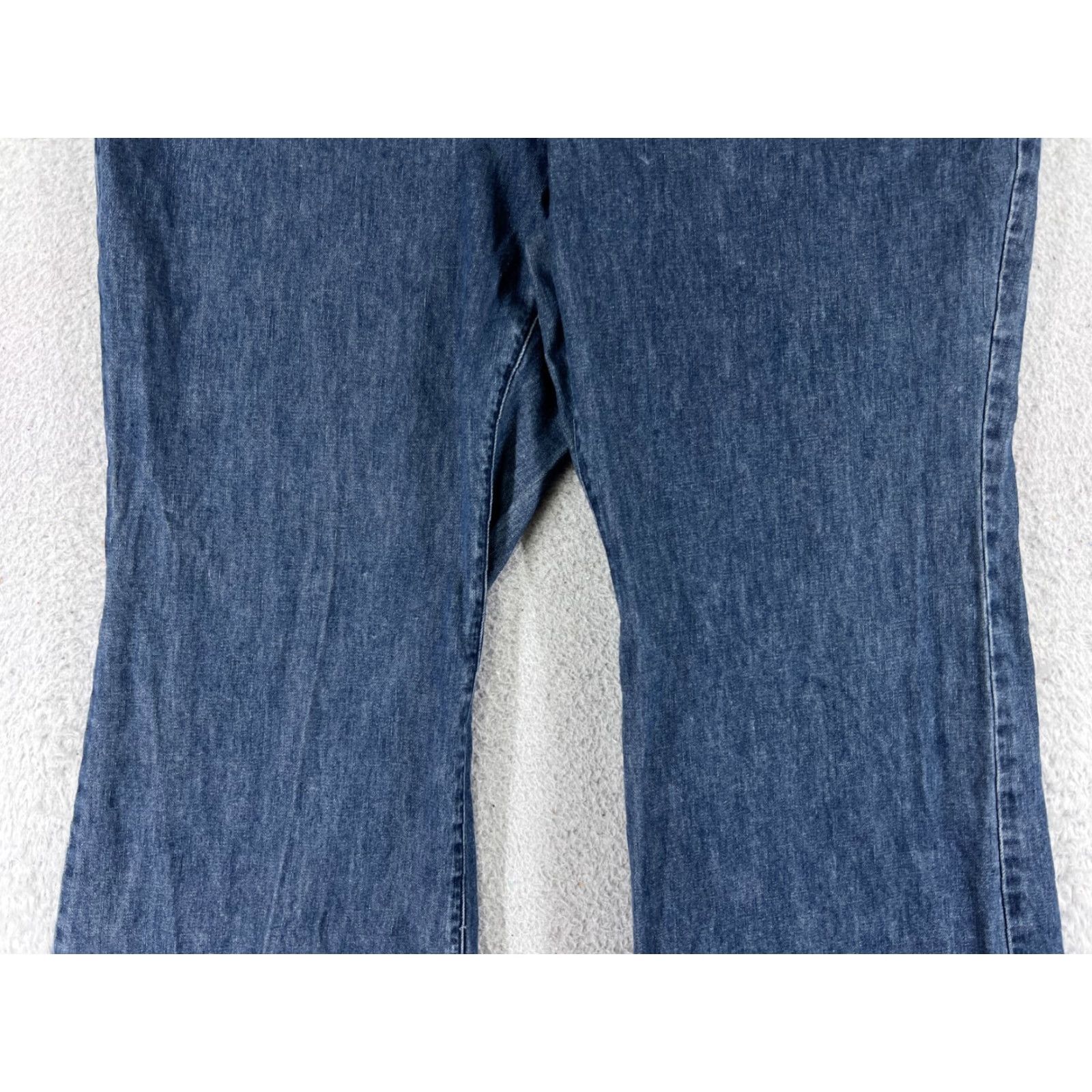 Tommy Hilfiger Tommy Hilfiger Jeans Womens 18 Blue Denim Bootcut Mid Rise 36x30 Cotton Size 40" / US 18 - 3 Thumbnail