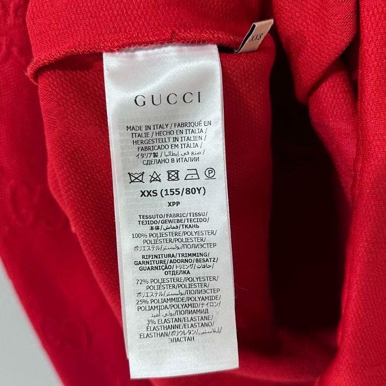 Gucci Gucci Red full-print dress 2506-Nextarrow Size XXS / US 00 / IT 34 - 5 Thumbnail