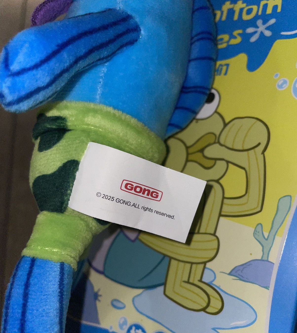 Pop Mart SpongeBob Squarepants Bikini Bottom Flat Fish Plush