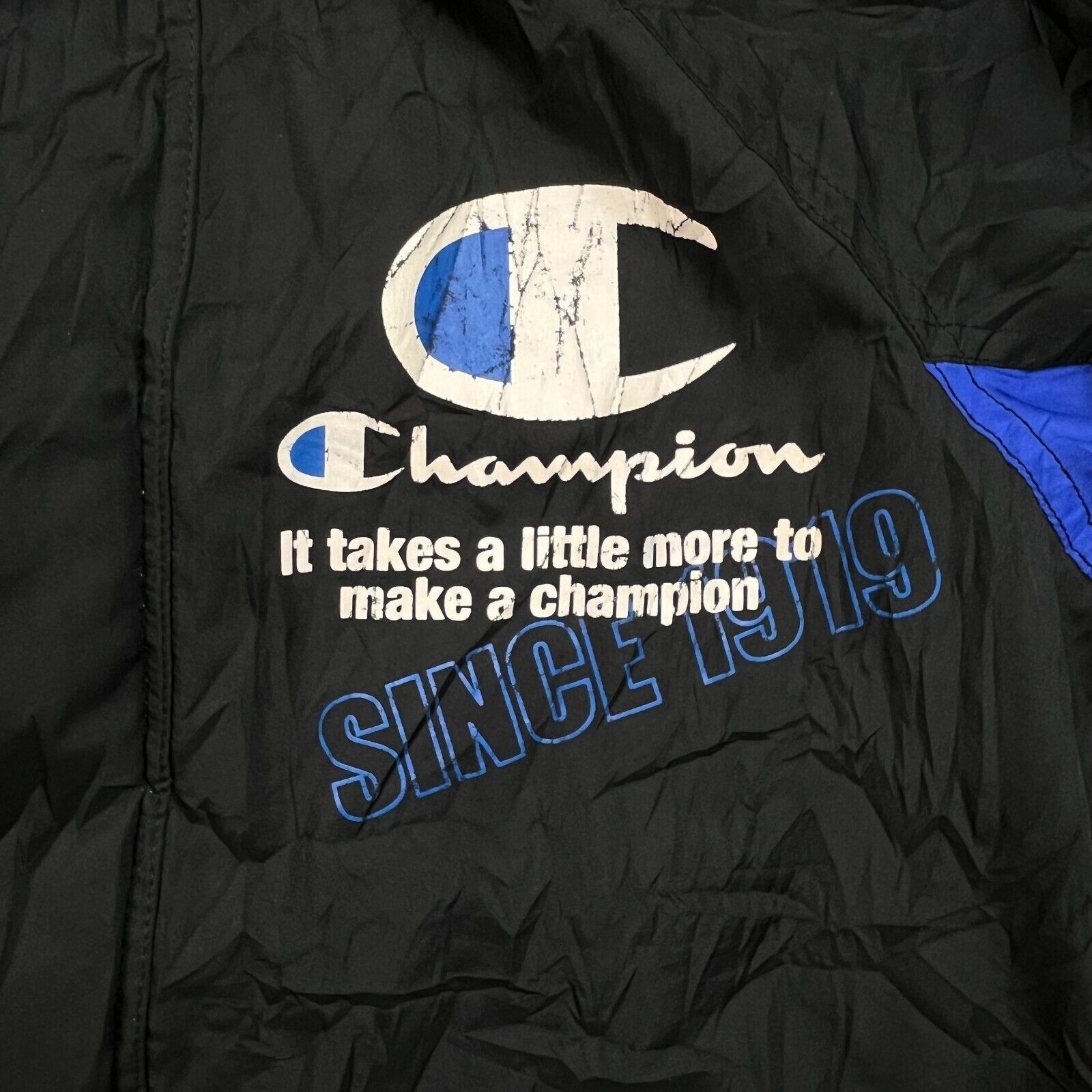 Champion × Vintage Vintage Champion Jacket XS Black Rochester NY USA 90s Bomber Size US XS / EU 42 / 0 - 3 Thumbnail