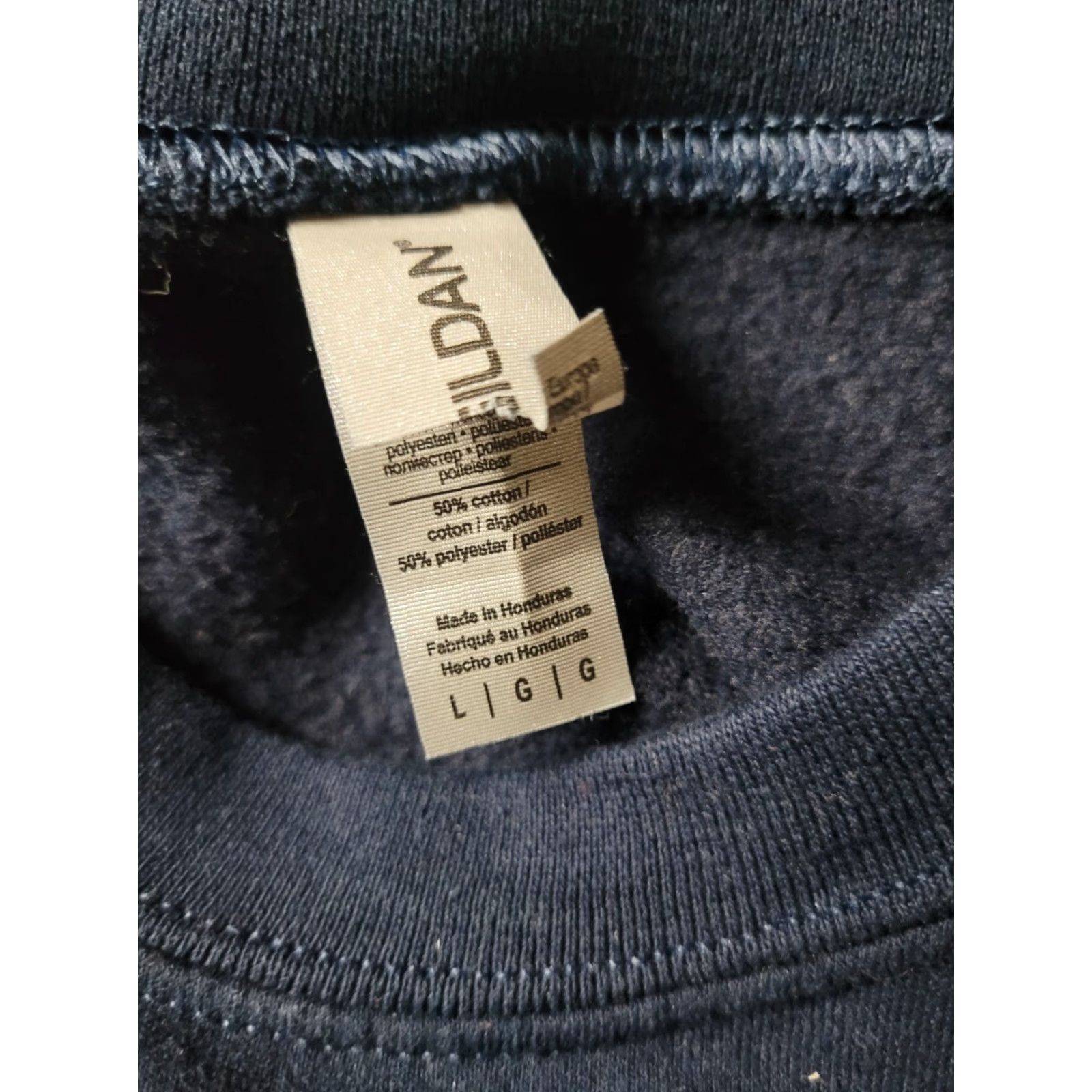 Gildan VINTAGE RNLI Crewneck Logo Sweatshirt Blue L Men Long Sleeve Polyester Blend Gildan 50/50 Sweatshirt England UK Boats Country Nautical 90s? Size US L / EU 52-54 / 3 - 3 Thumbnail