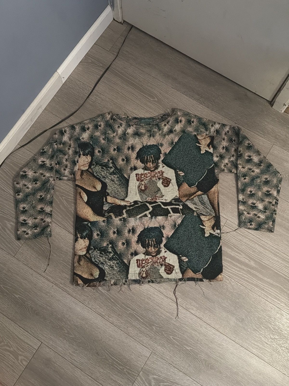 4x1111 4x1111 playboi carti self titled crewneck tapestry Size US M / EU 48-50 / 2 - 1 Thumbnail