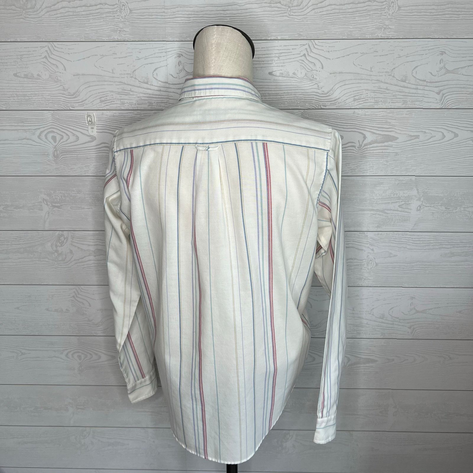 Other Linnay 80's vintage striped button front shirt Size 12 Size XL / US 12-14 / IT 48-50 - 3 Thumbnail