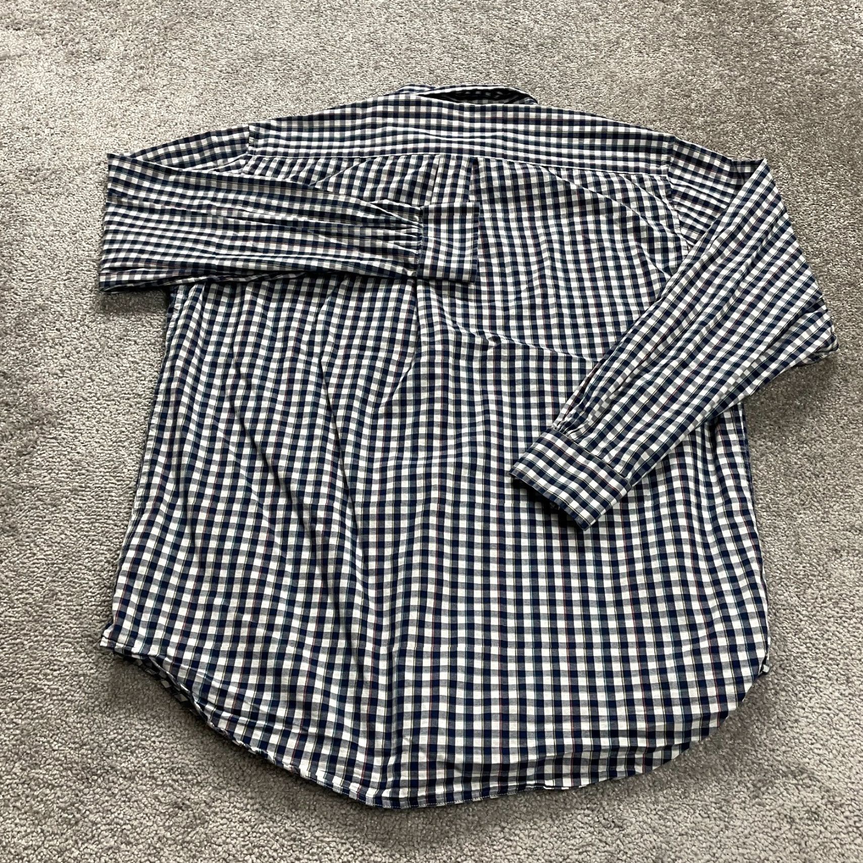 Brooks Brothers VINTAGE? No — Brooks Brothers Button-Down Shirt Mens M Blue Plaid Cotton Long Sleeve Classic Casual Shirt Mens Medium Blue Plaid Size US M / EU 48-50 / 2 - 2 Thumbnail
