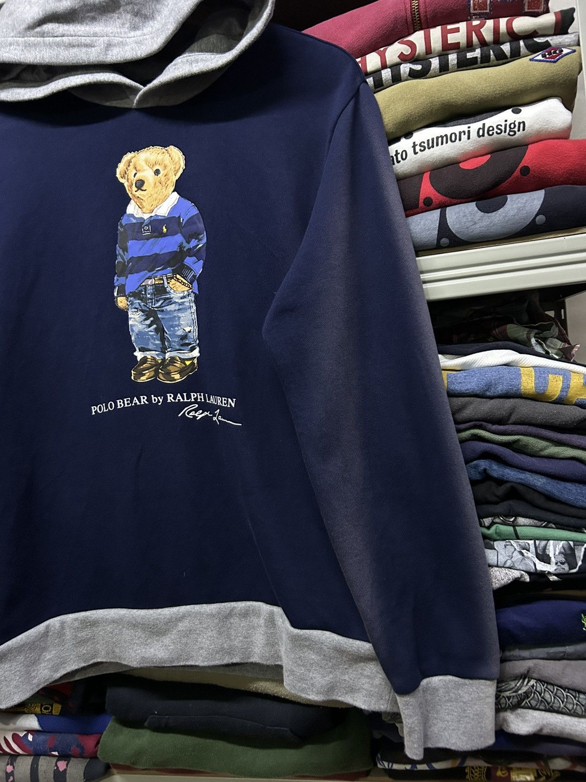 Polo Ralph Lauren Polo Bear by polo ralph lauren sunfaded hoodie Size US M / EU 48-50 / 2 - 4 Thumbnail