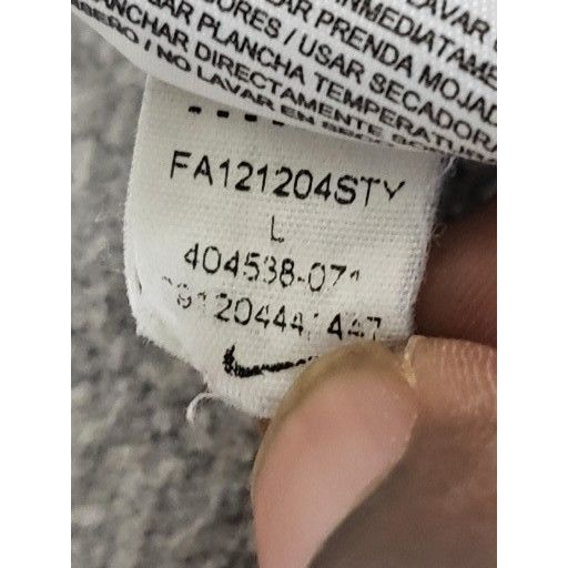 Nike Nike Hooded Sweatshirt Men Sz L Gray 404538-071 Logo Everyda Size US L / EU 52-54 / 3 - 6 Thumbnail