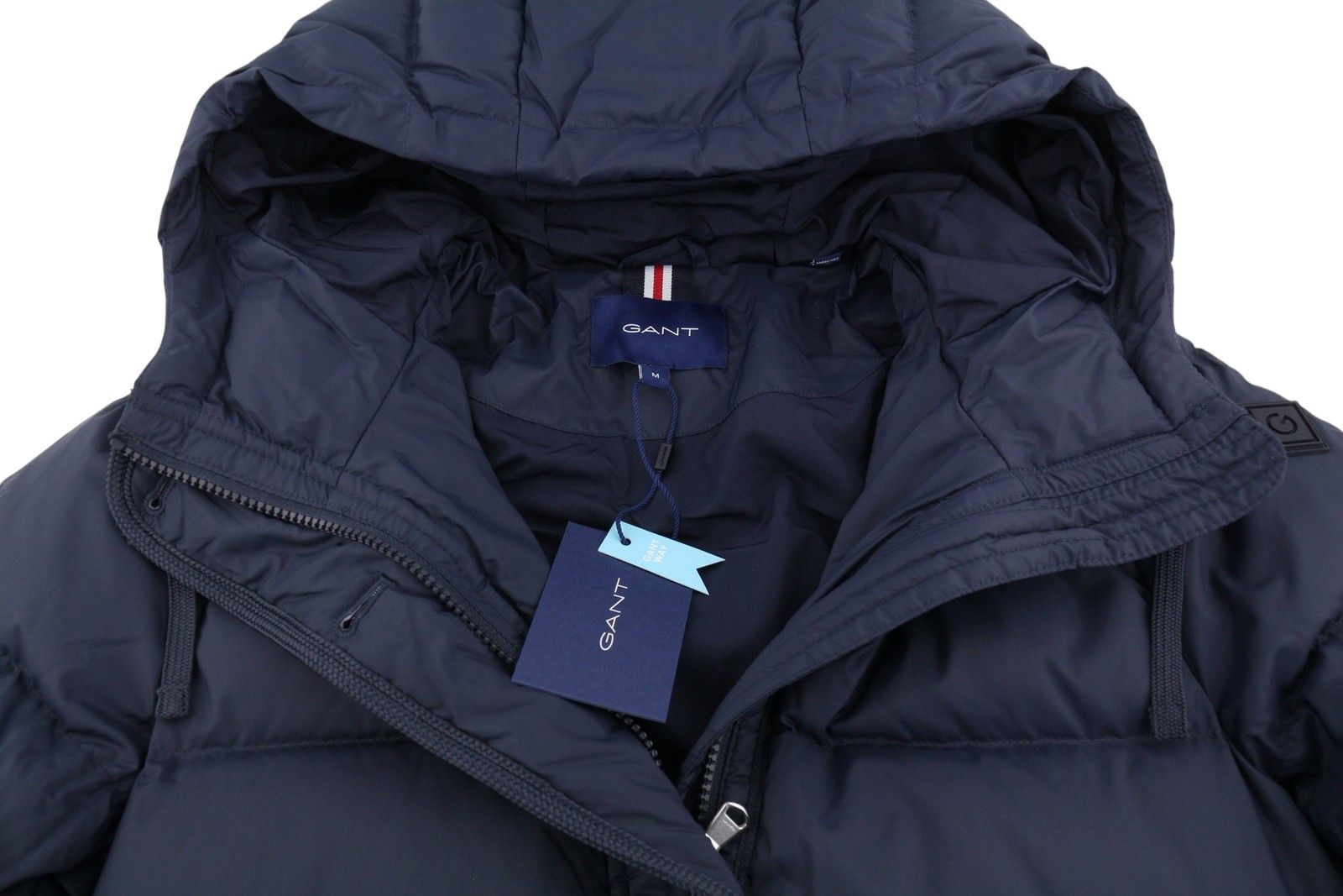 Gant LONG DOWN M Evening Blue Quilted Jacket 87272 Size M / US 6-8 / IT 42-44 - 13 Thumbnail