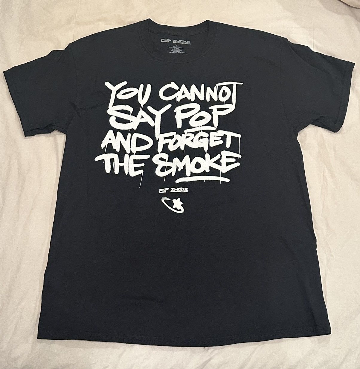 Band Tees Pop Smoke Tee Authentic Rare Size US L / EU 52-54 / 3 - 1 Thumbnail