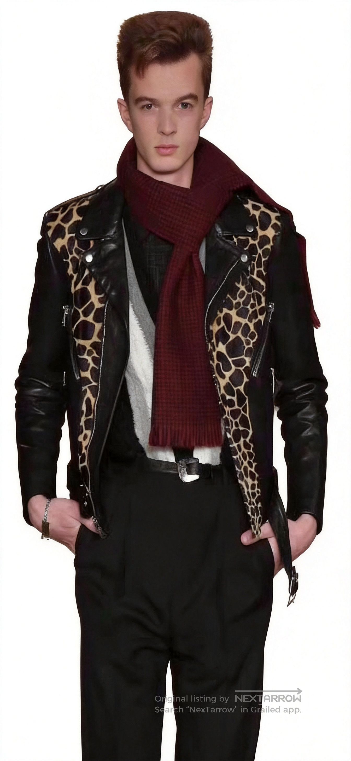 Hedi Slimane × Saint Laurent Paris 16SS Crystal and Leopard