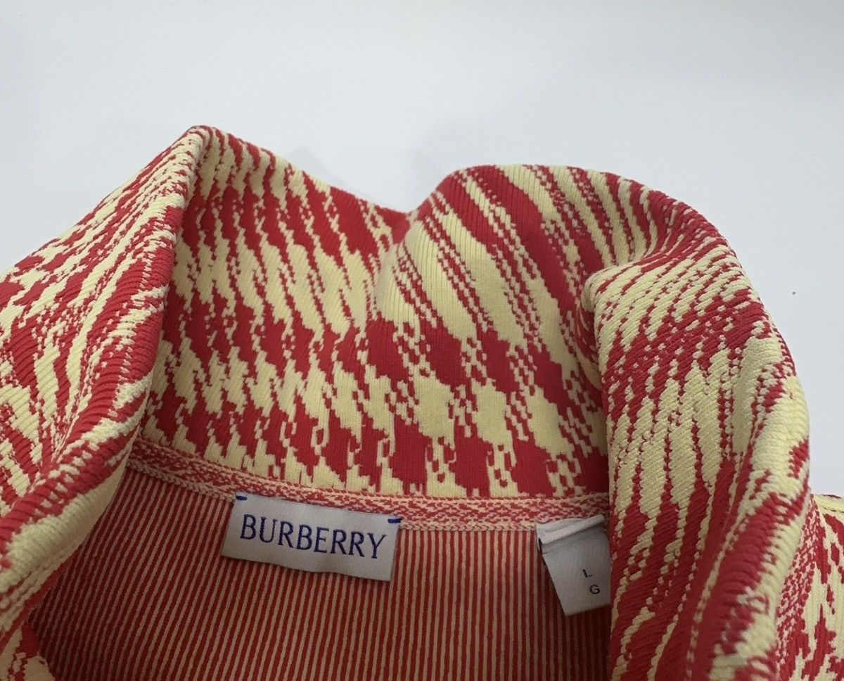 Burberry Burberry Warped Houndstooth Nylon Blend Track Jacket. Size US L / EU 52-54 / 3 - 4 Thumbnail
