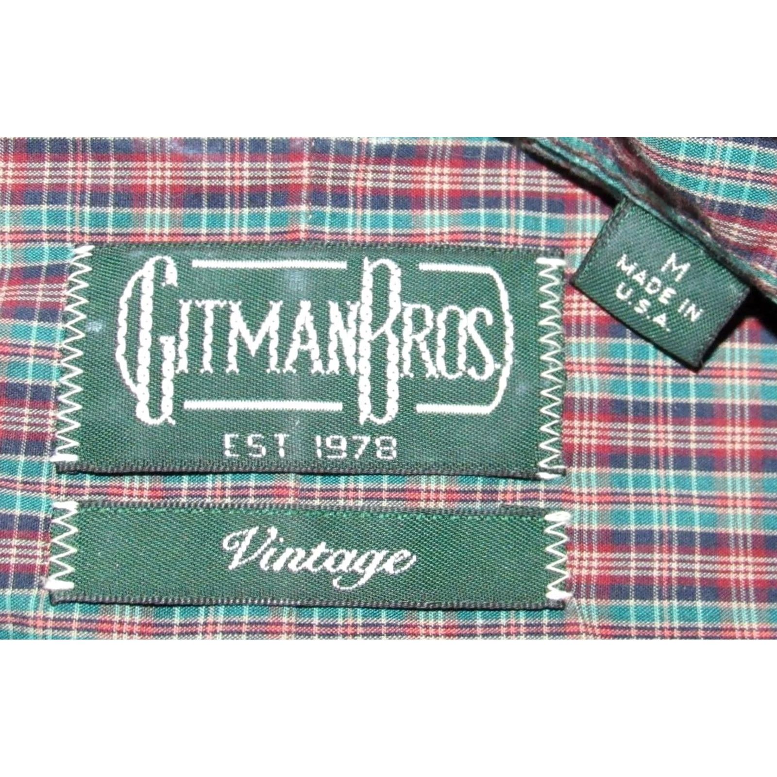 Vintage Gitman Vintage Plaid Long Sleeve Button Down Shirt M Mens Size US M / EU 48-50 / 2 - 3 Thumbnail
