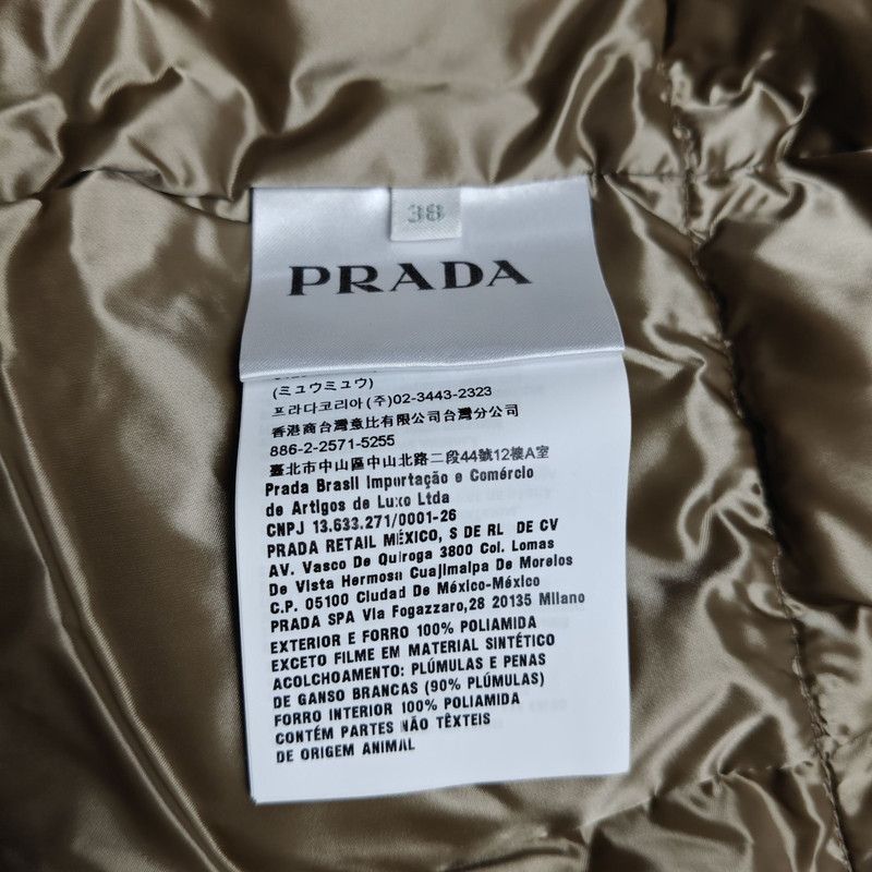 Prada Prada Long Sleeve Zipper Down Coat-2506 Size US S / EU 44-46 / 1 - 5 Thumbnail