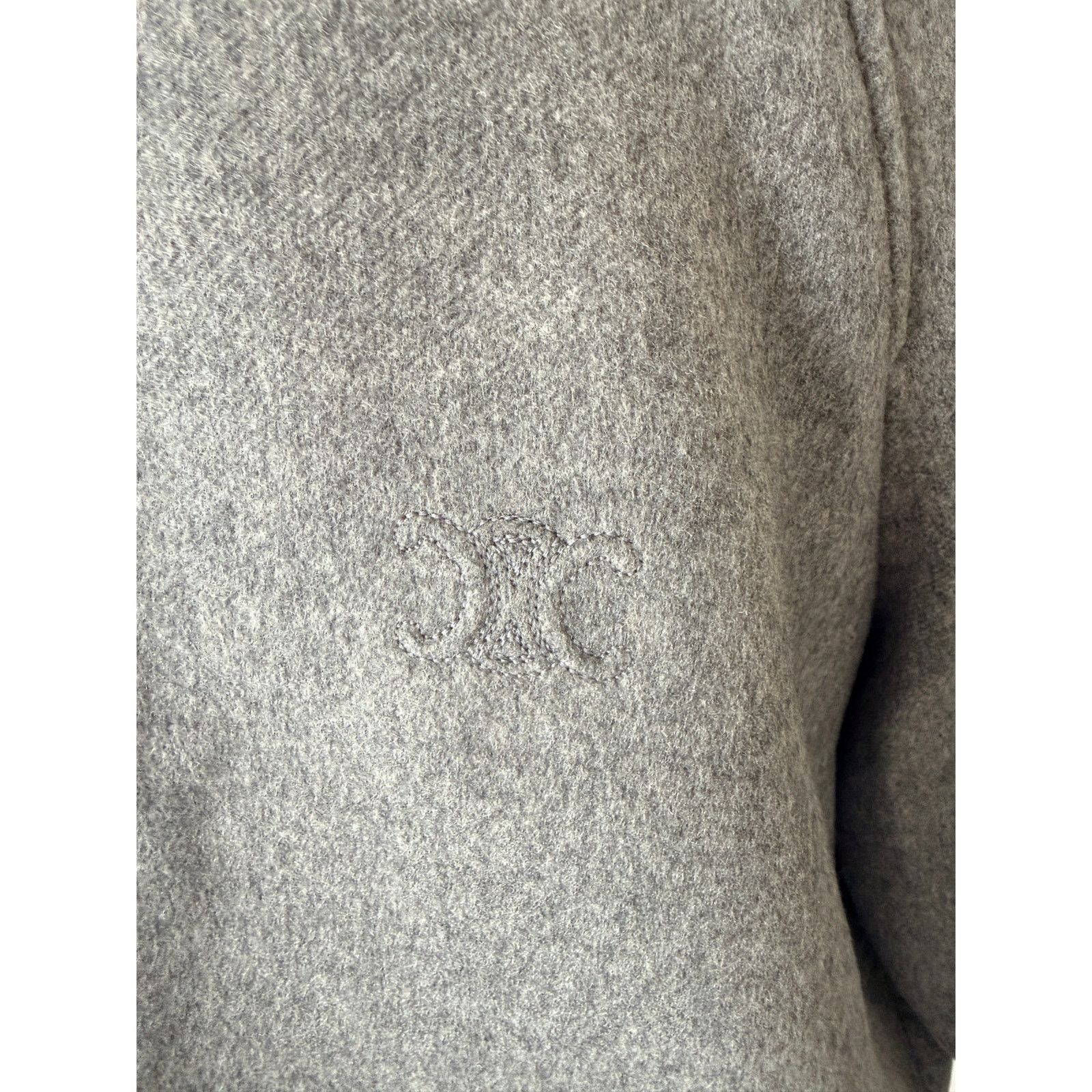 Celine Celine Vareuse Double Face Cashmere Jacket Grey IT 52 NWT Size US L / EU 52-54 / 3 - 8 Thumbnail