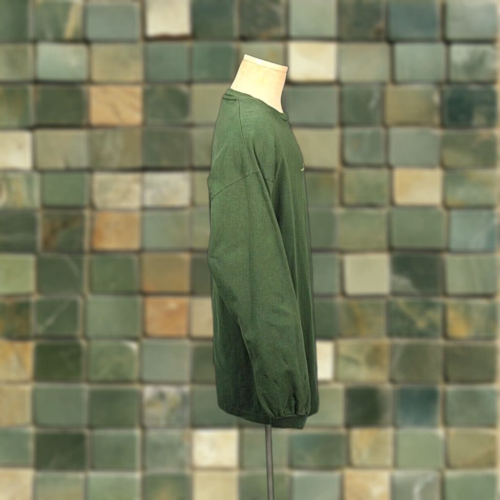 Mossimo Mossimo Shirt XL Green 1990s T-Shirt Cotton Long Sleeve Vintage Mens Size US XL / EU 56 / 4 - 1 Thumbnail