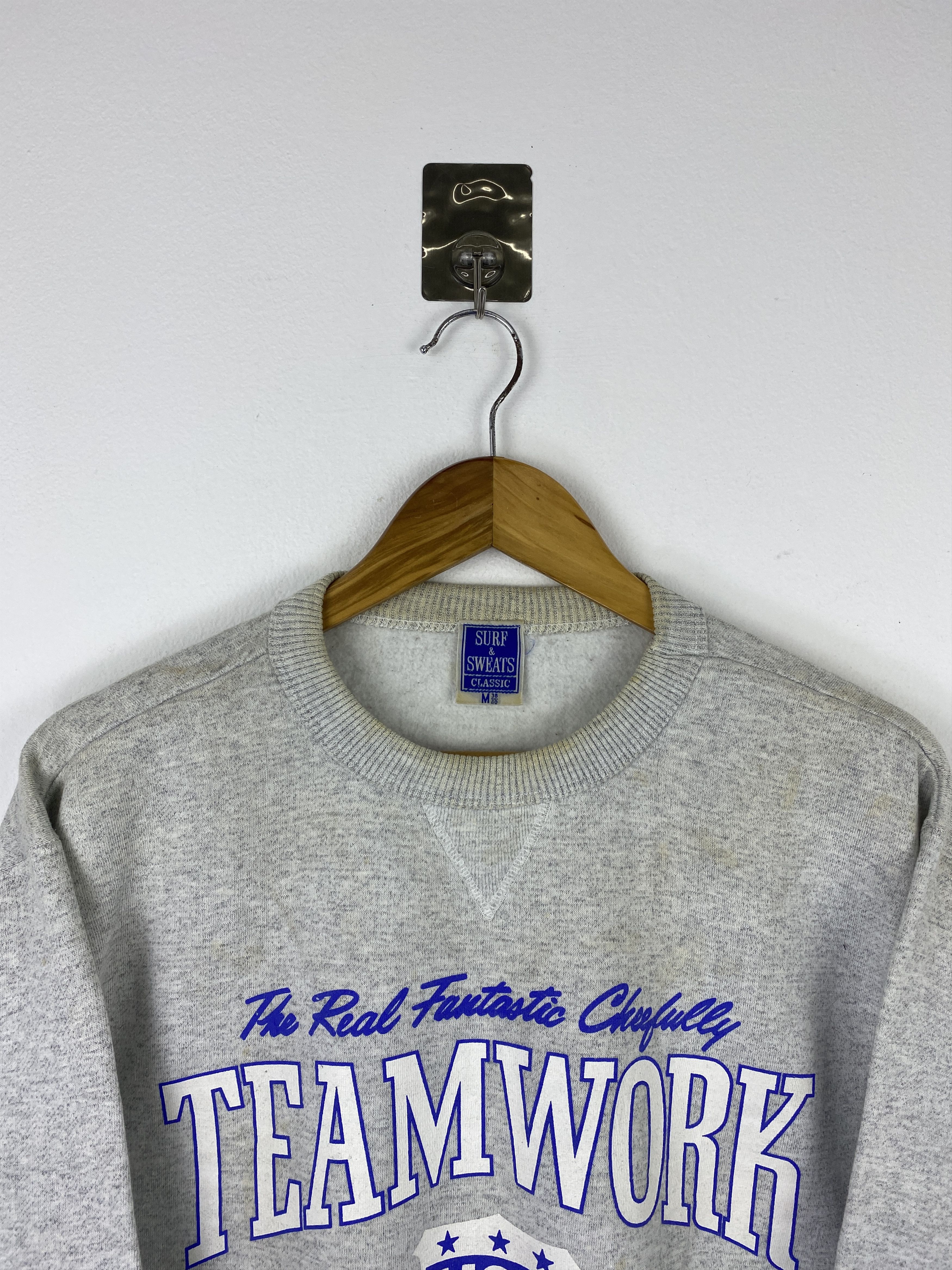 Vintage Vintage Surf & Sweats Wording Sweatshirt SH0520 Size US M / EU 48-50 / 2 - 2 Thumbnail