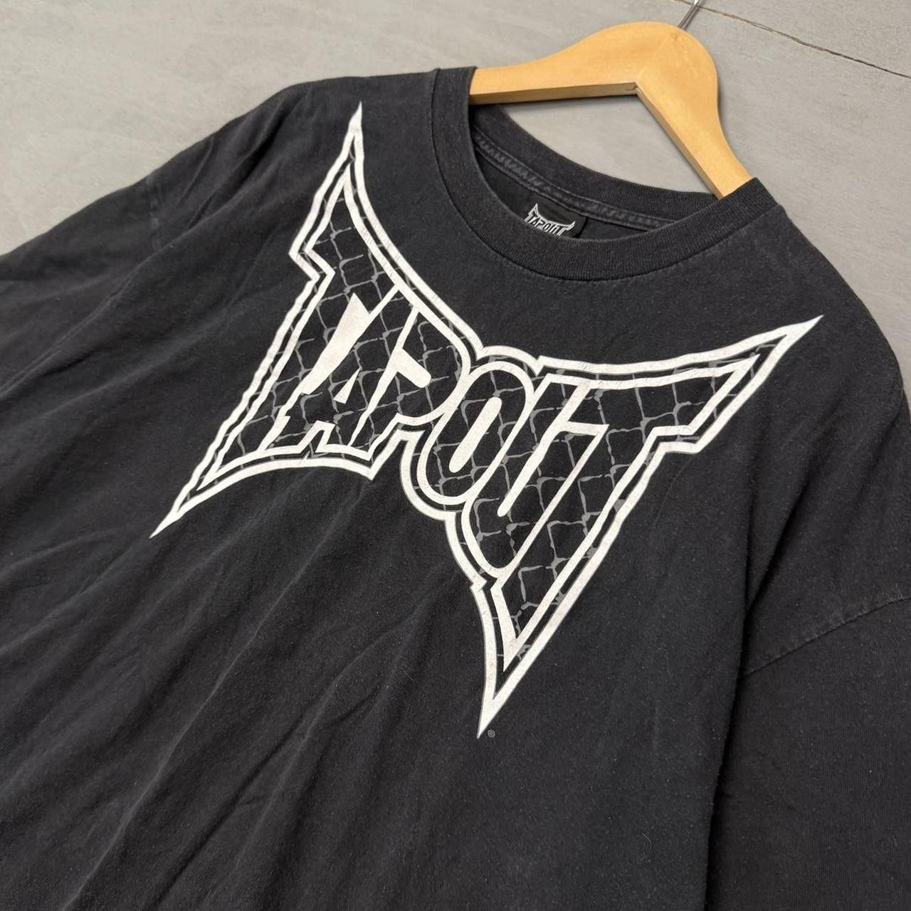 Tapout Vintage Tapout Y2K Black Spell Out Faded Tee Shirt Men’s XXL Size US XXL / EU 58 / 5 - 2 Thumbnail