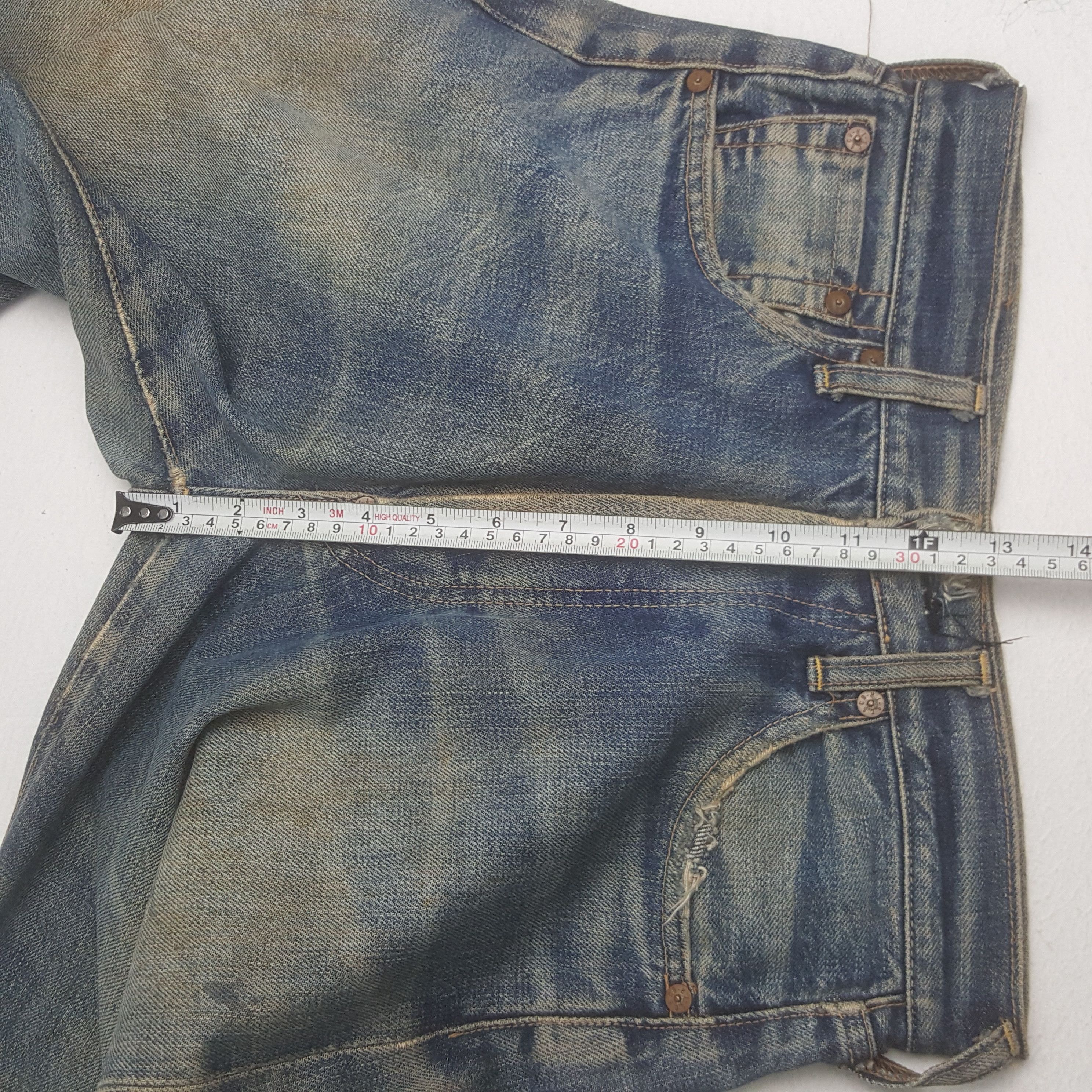 Evisu Vintage Evis Japanese Brand Daicock Custom Art Denim Jeans Size US 27 - 10 Thumbnail