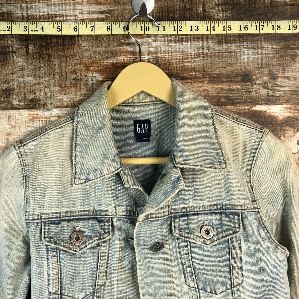 Gap × Vintage Vintage Denim Jacket Gap Blue #970 Size XXS / US 00 / IT 34 - 4 Thumbnail