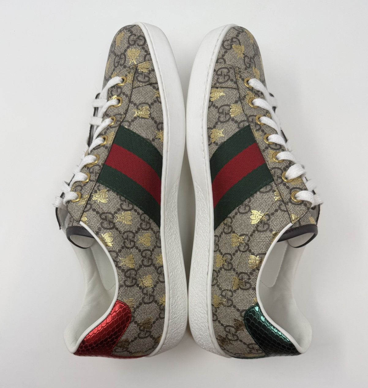 Gucci Gucci Ace GG Supreme Bees Sneaker Size US 10 / EU 43 - 4 Thumbnail