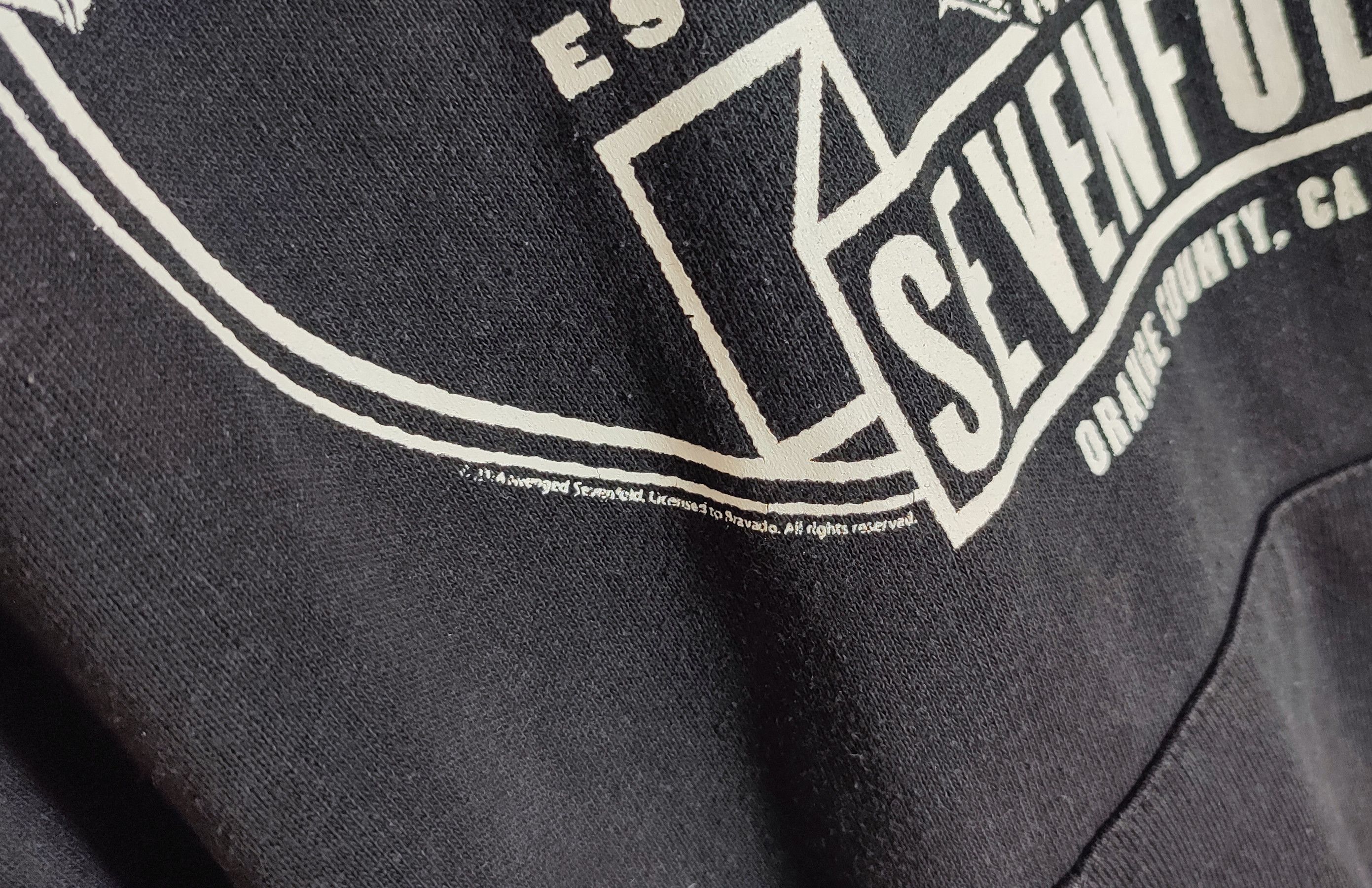 Band Tees Vintage 2004 Avenged Sevenfold Faded Band Hoodie Skull Death Size US M / EU 48-50 / 2 - 5 Thumbnail