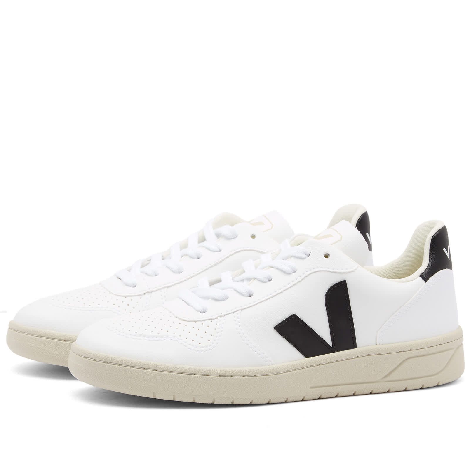 Veja Veja V-10 CWL White Black VX0702901A US 6 EU 37 Size US 6 / IT 36 - 1 Thumbnail
