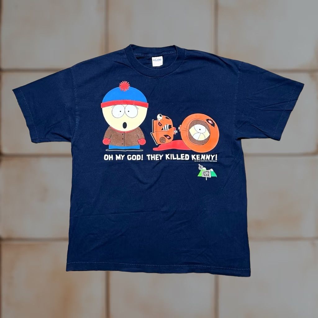 Vintage VINTAGE South Park T Shirt Kenny 90s Blue Adult XL Mens