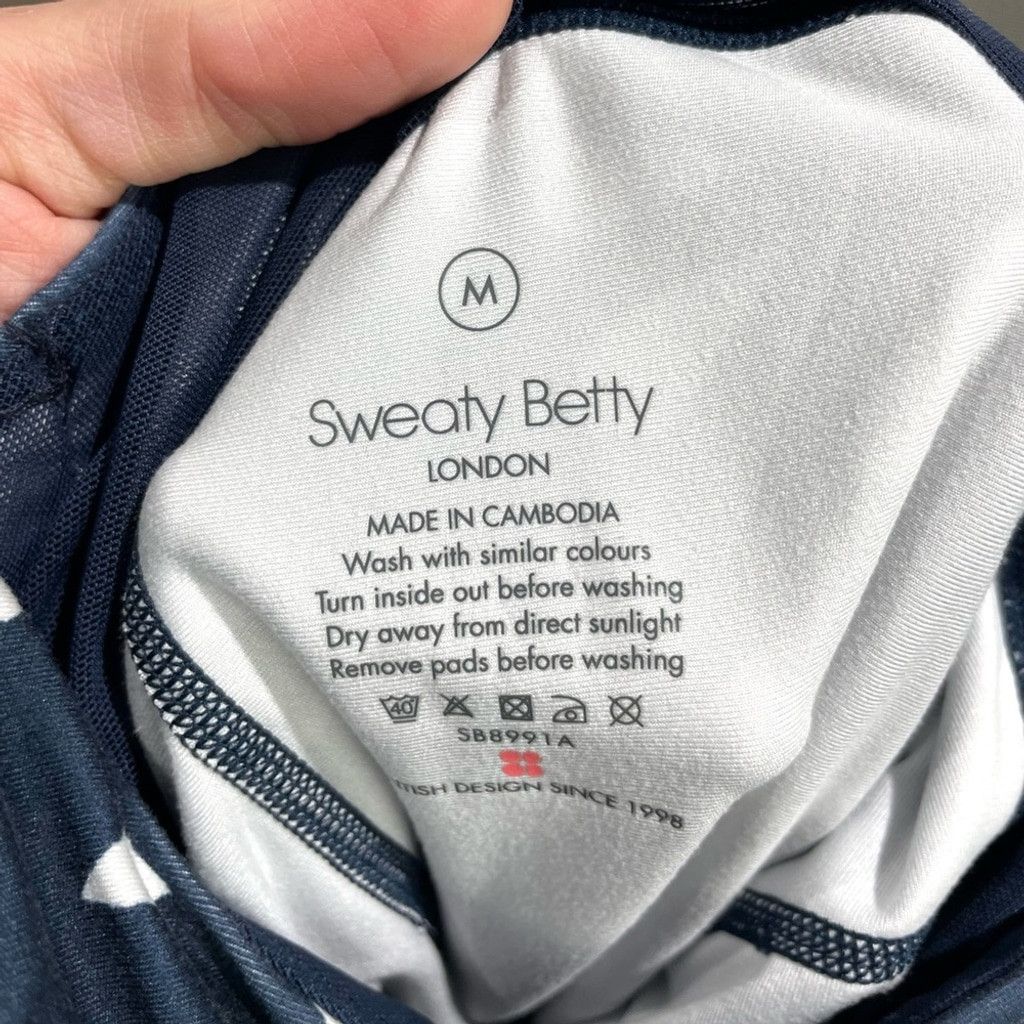 Sweaty Betty Sweaty Betty All Round Workout Athletic Dress Navy Print -M Size M / US 6-8 / IT 42-44 - 8 Thumbnail