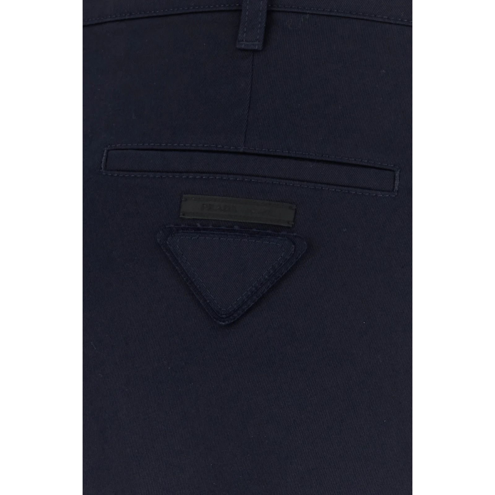 Prada PRADA Dark Blue Cotton Chino Pants New & Authentic (Men's si Size US 34 / EU 50 - 3 Thumbnail