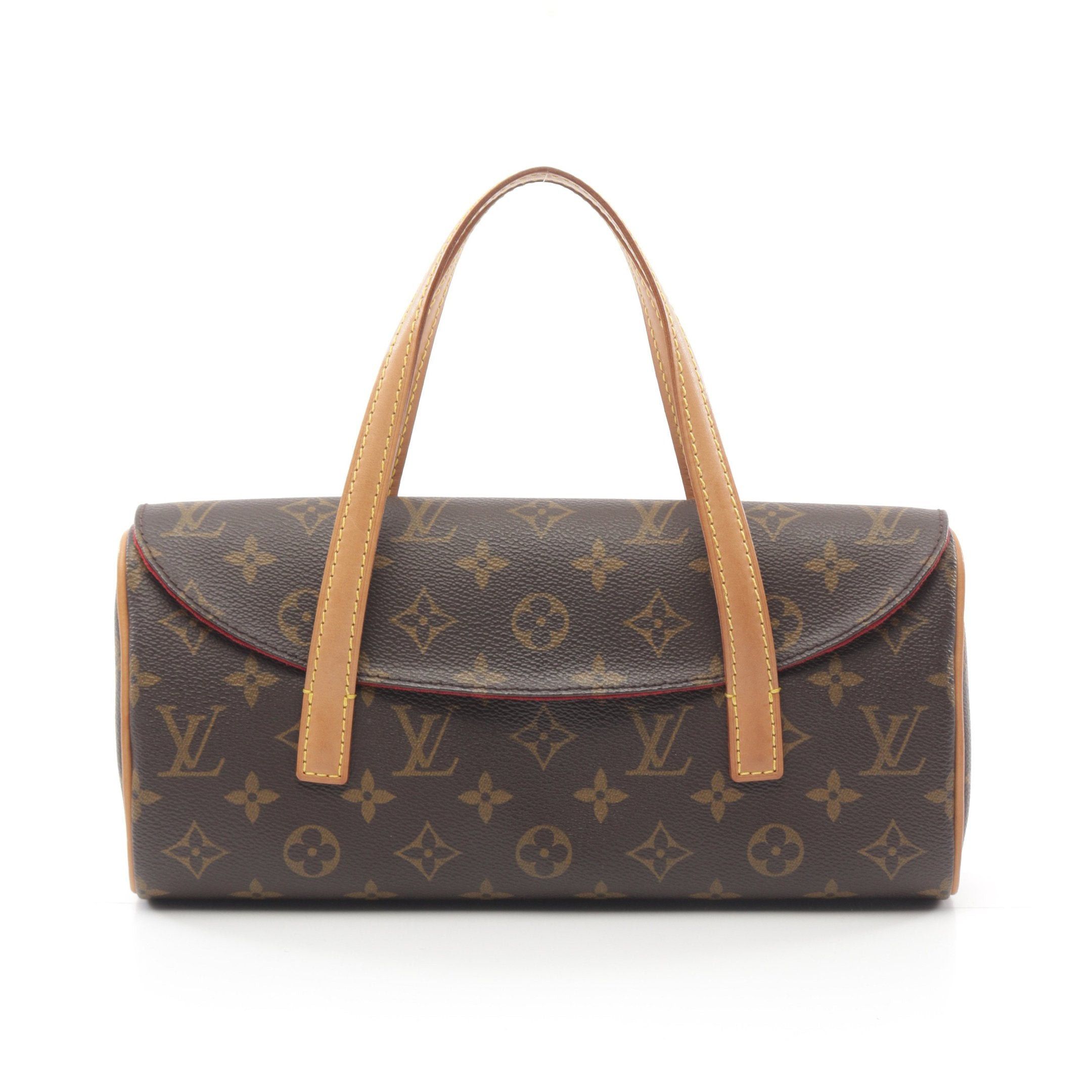 Louis Vuitton Louis Vuitton Sonatine Monogram Handbag Leather Brown Size ONE SIZE - 1 Thumbnail