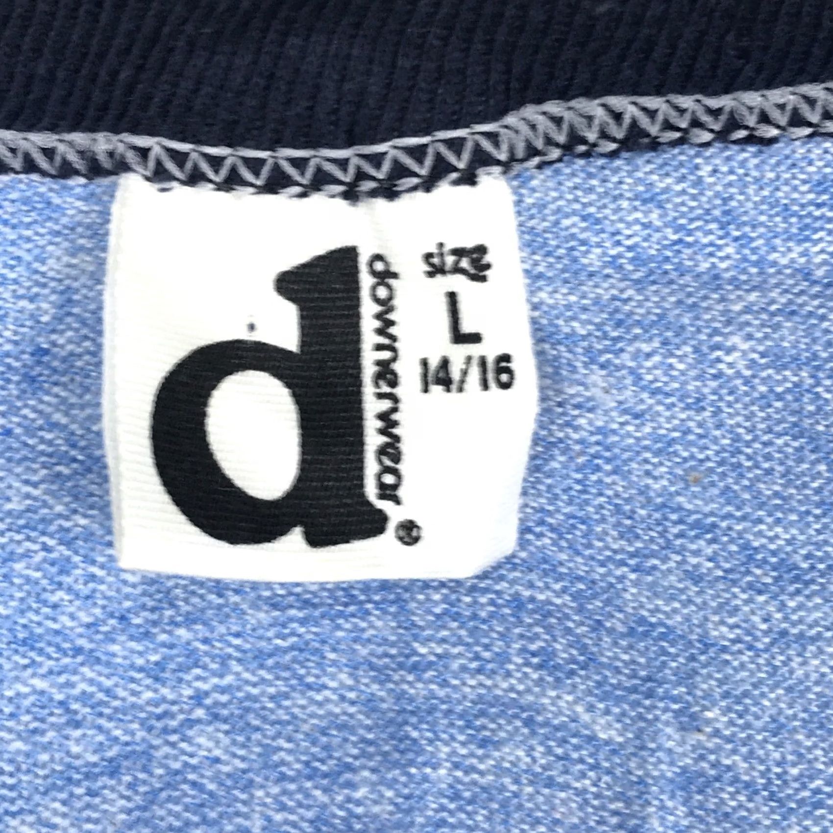 Vintage VINTAGE NOS 80s BLANK BLUE RAYON TRI-BLEND RINGER T-Shirt XS Men Blue 80s 90s Mens XS T-Shirt Regular Crew Neck Short Sleeve Vintage Size US XS / EU 42 / 0 - 7 Thumbnail