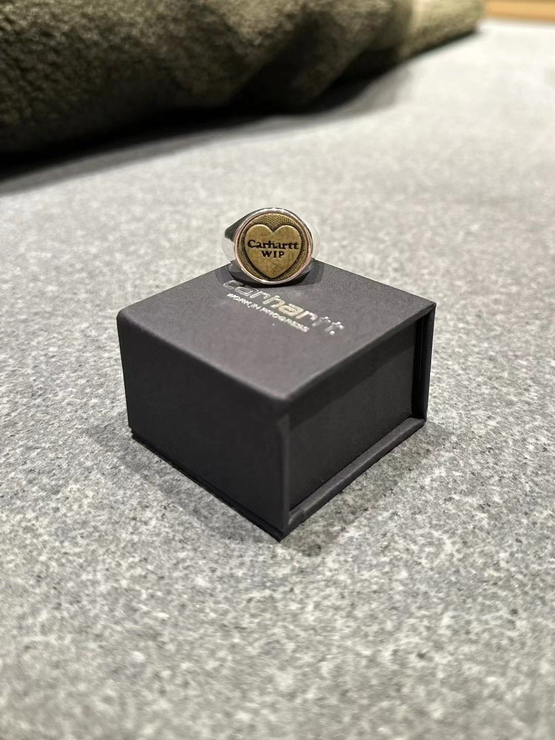 Carhartt Carhartt WIP Heart Ring 925 Silver Size ONE SIZE - 1 Thumbnail