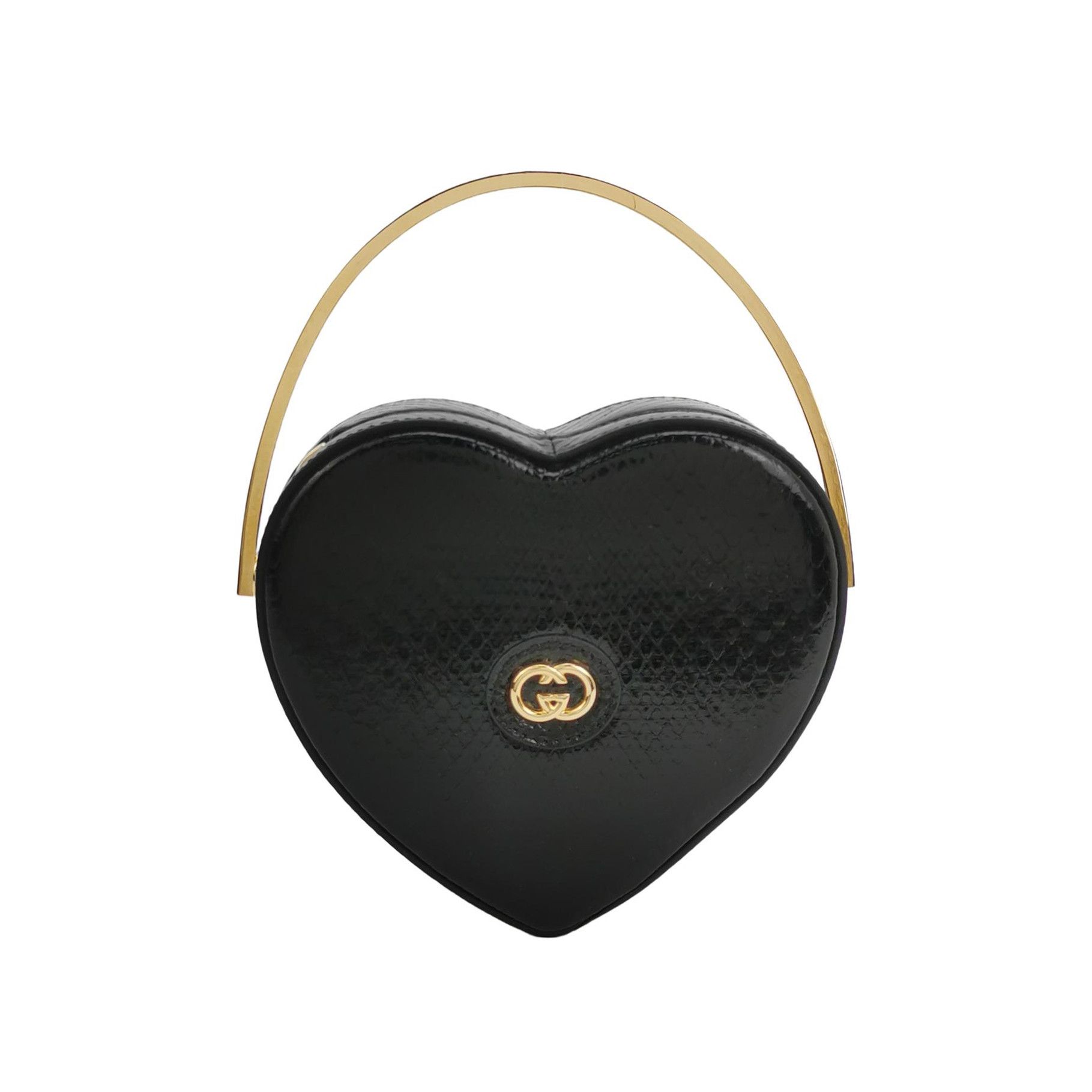 Gucci Gucci Broadway Heart Snakeskin Handle Bag Size ONE SIZE - 1 Thumbnail