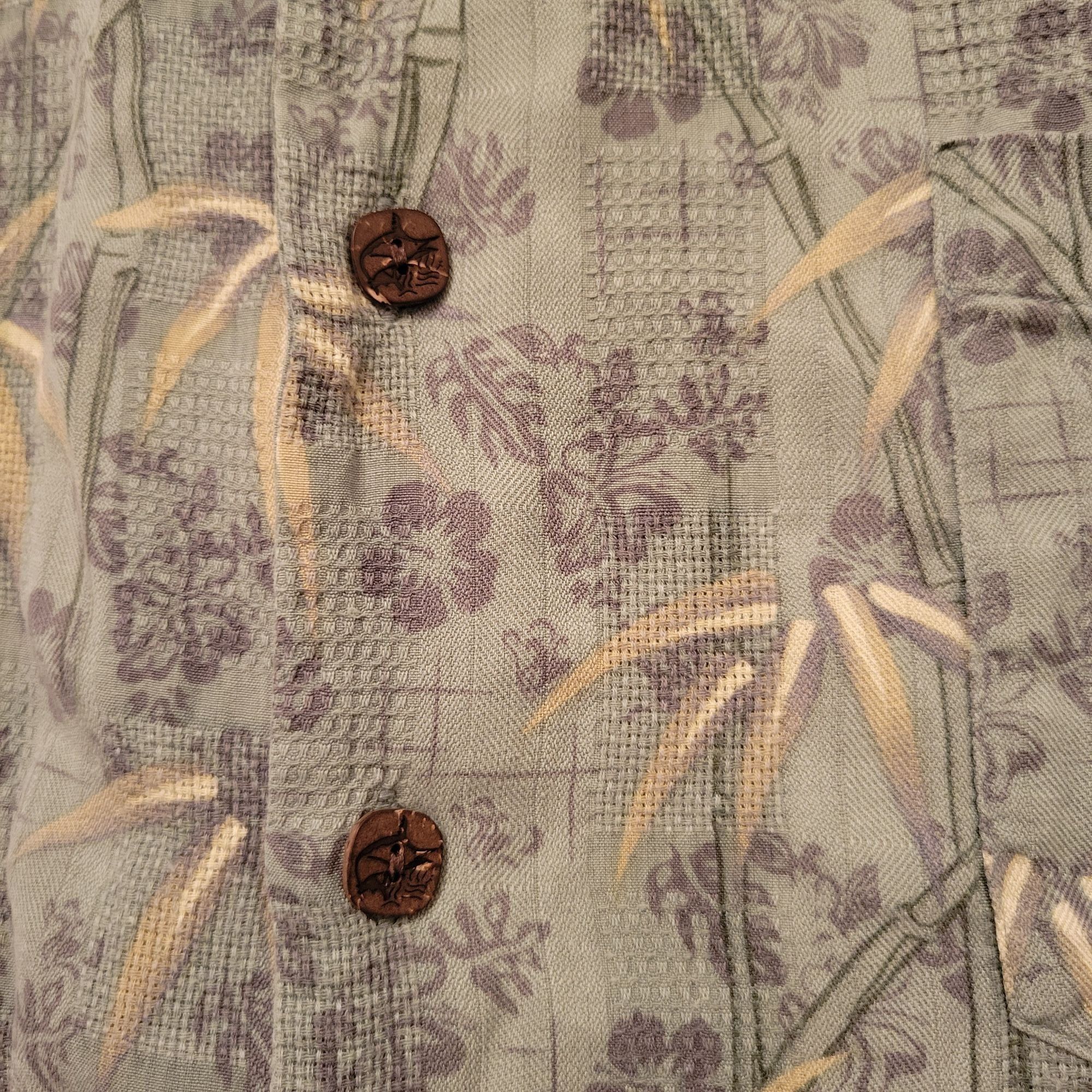 Other Bermuda Bay XL Hawaiian Button Up Shirt Silk Floral Bamboo P Size US XL / EU 56 / 4 - 6 Thumbnail