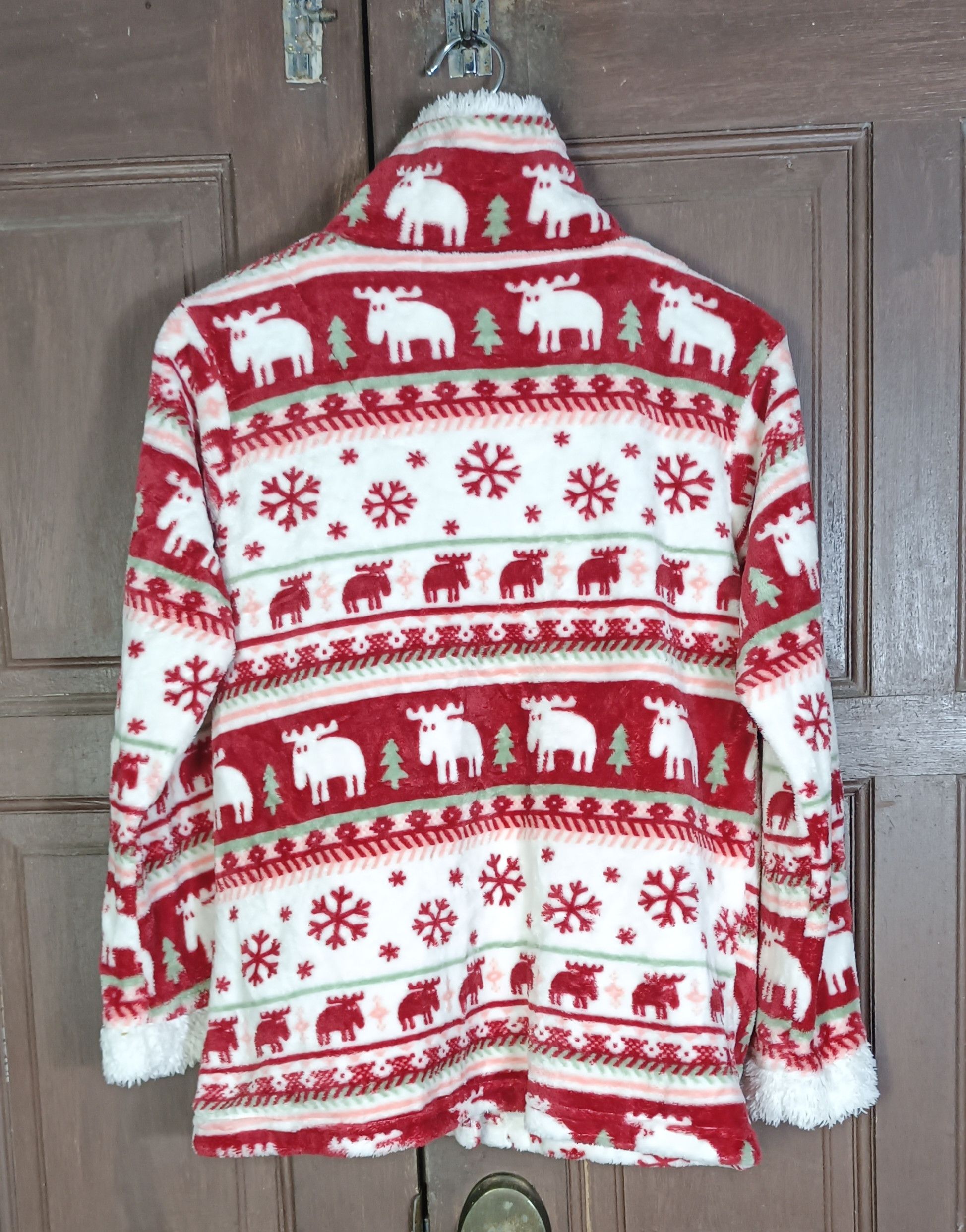 Japanese Brand Moz Sweden Fleece Christmas Printed Size US M / EU 48-50 / 2 - 2 Thumbnail