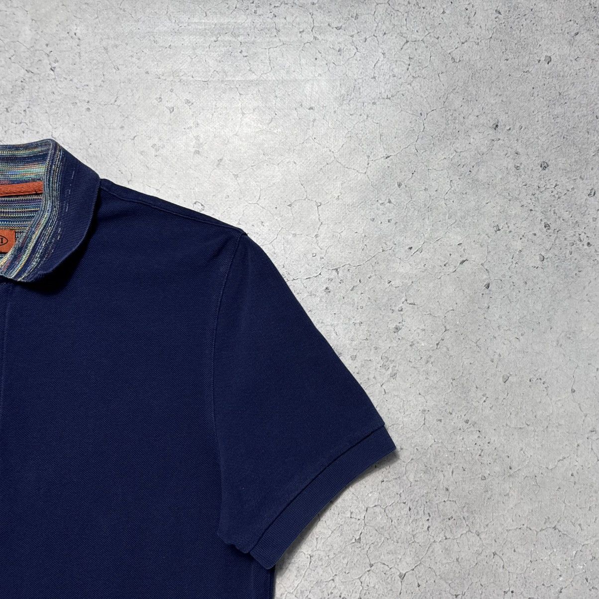Missoni Missoni Luxury Polo Shirt Navy Size US S / EU 44-46 / 1 - 4 Thumbnail