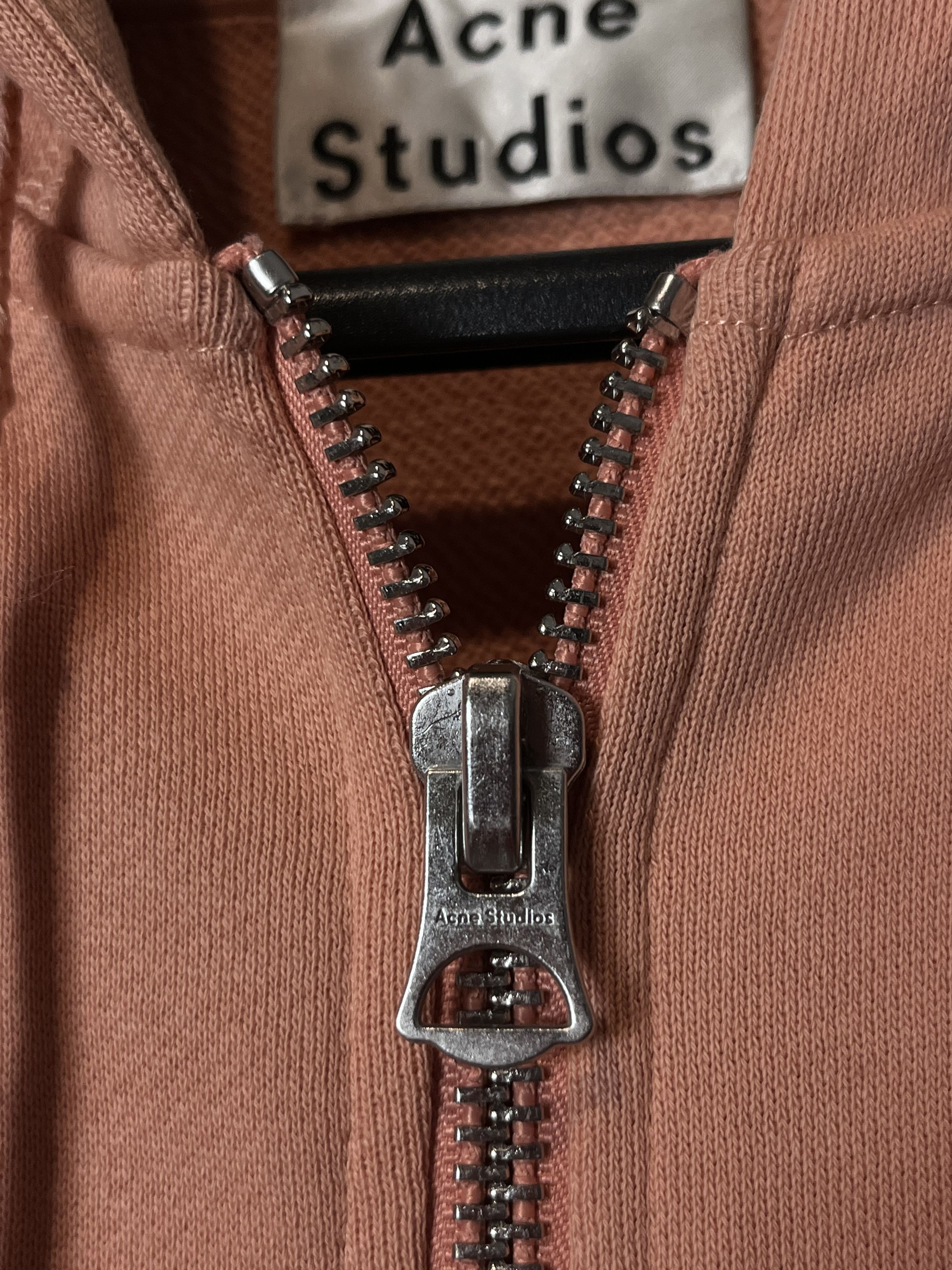 Acne Studios Acne Studios Fonda CLG FL Paw16 Peach Pink Hoodie Size XS / US 0-2 / IT 36-38 - 3 Thumbnail