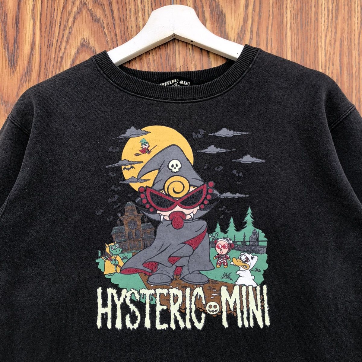 Hysteric Glamour Vintage Hysteric Mini Glow in the Dark Sweatshirt Pullover Size US S / EU 44-46 / 1 - 3 Thumbnail