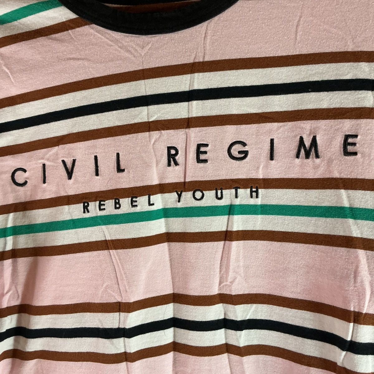 Civil Regime Civil Regime Men’s Small Pink Striped Short Sleeve t-shirt Size US S / EU 44-46 / 1 - 3 Thumbnail